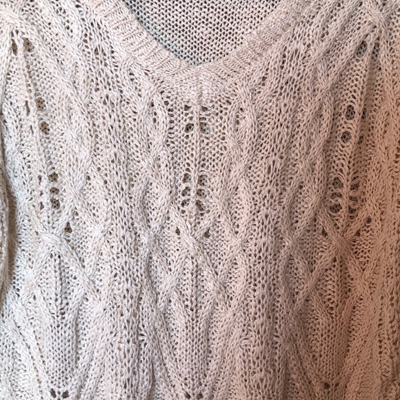 Distressed Cream Sweater—Altar’d State - Picture 4 of 5